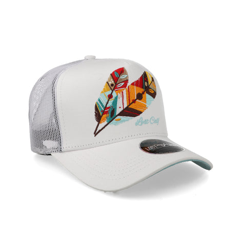 Gorra Lost Calf Tribe Blanca Ajustable