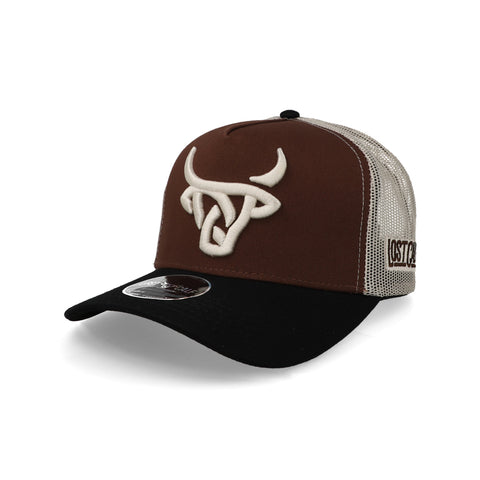Gorra Lost Calf Beefmaster Café Ajustable