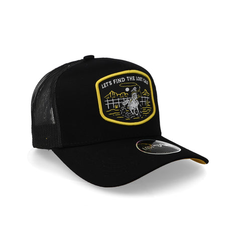 Gorra Lost Calf Vaquero A-Frame Negro Unitalla