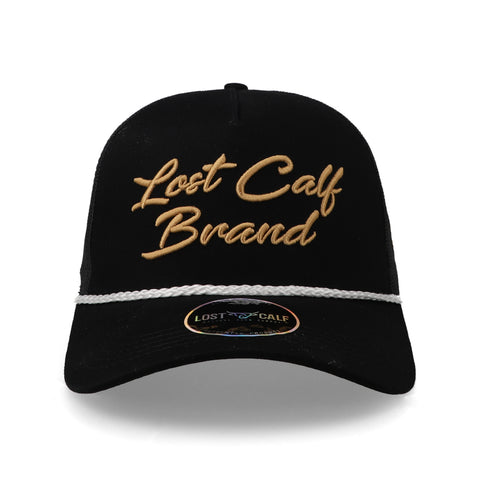 Gorra Lost Calf Branded Rope A-Frame Negro Unitalla