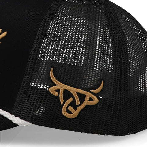 Gorra Lost Calf Branded Rope A-Frame Negro Unitalla