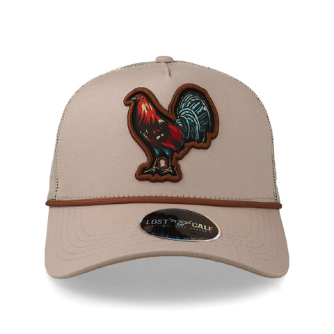 Gorra Lost Calf Gallo Khaki A-Frame Café Unitalla