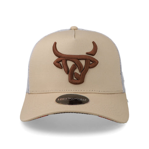 Gorra Lost Calf Brahman A-Frame Café Unitalla