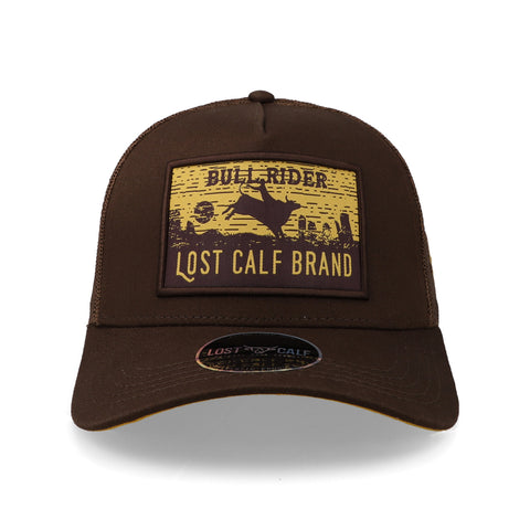 Gorra Lost Calf Bullrider A-Frame Café Unitalla