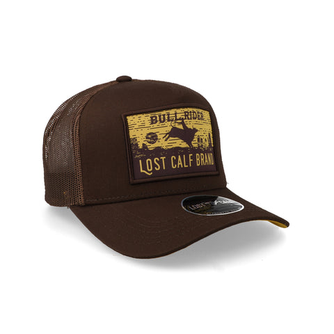 Gorra Lost Calf Bullrider A-Frame Café Unitalla