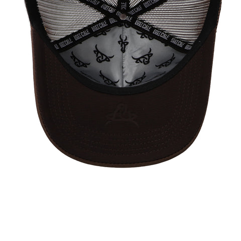 Gorra Lost Calf Roper Brown A-Frame Blanco Unitalla