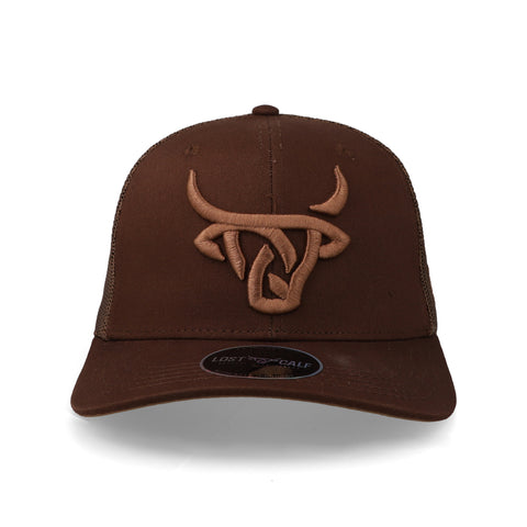 Gorra Lost Calf Dark Brangus Curve Café Unitalla