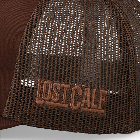 Gorra Lost Calf Dark Brangus Curve Café Unitalla