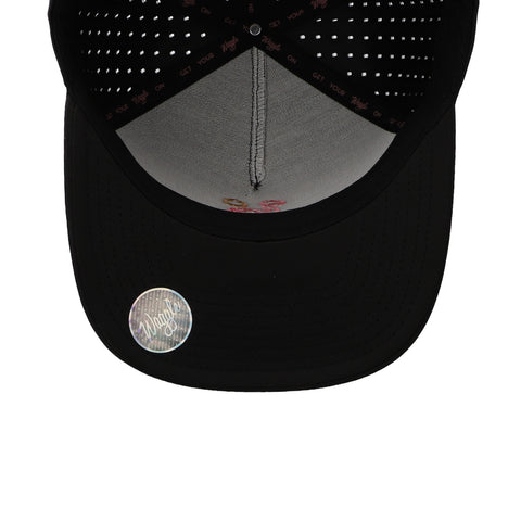 Gorra Waggle Flamingo Bay Negro Unitalla