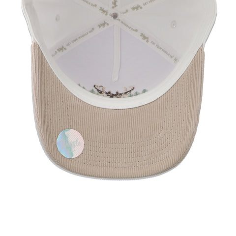 Gorra Waggle Whitetail Retro Blanco Unitalla