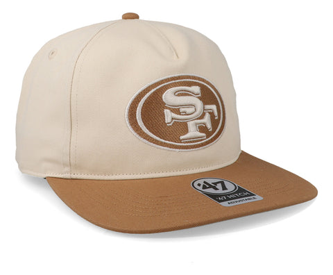 Gorra '47 NFL 49ers Two Tone Hitch Beige Unitalla