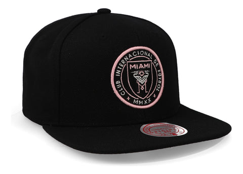 Gorra Mitchell & Ness MLS Inter Miami Primary Logo Snk Negro