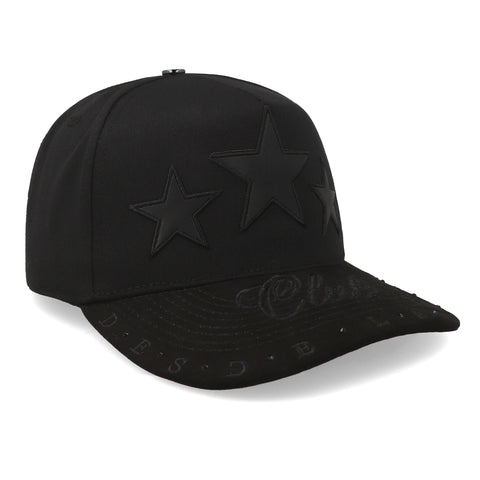 Gorra 5.7 Club Stars Desde La Nada Premium Negro Curva