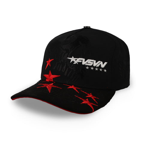Gorra 5.7 FVSVN Skull Negro/Rojo