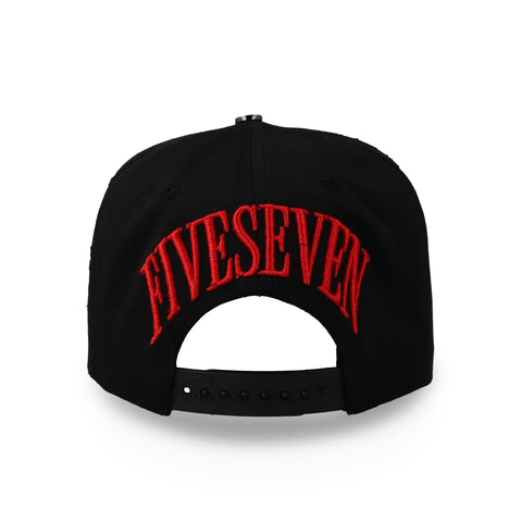 Gorra 5.7 FVSVN Skull Negro/Rojo