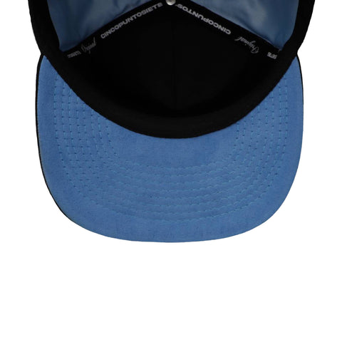 Gorra 5.7 Five Seven Skull Blue Stars Negro Unitalla