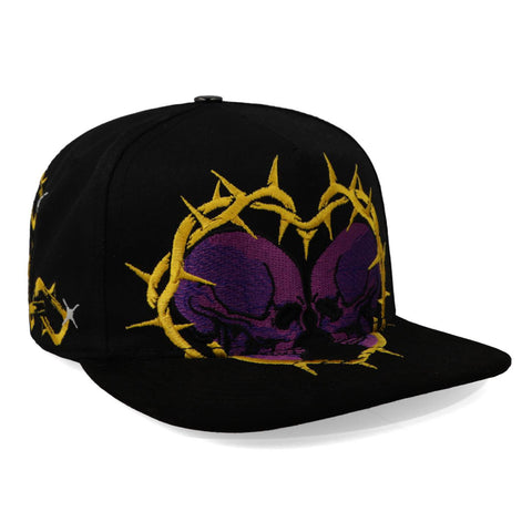Gorra 5.7 Skull Chains Love Negro Unitalla