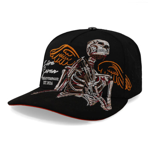 Gorra 5.7 Skull Angel Five Seven Negro Unitalla