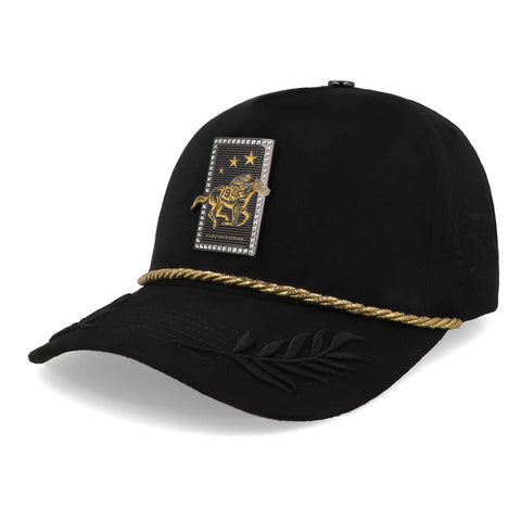 Gorra 5.7 Ranch Diamonds Carta Caballo Negra Unitalla