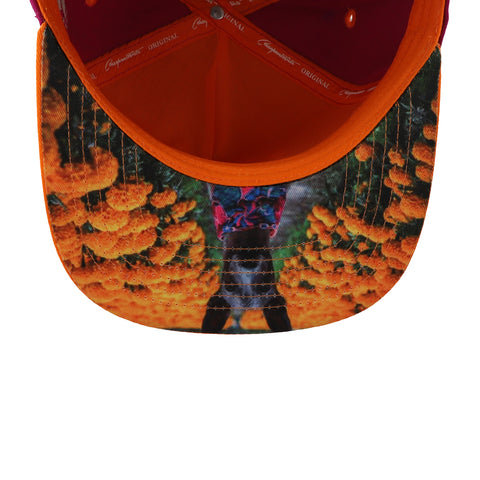 Gorra 5.7 Día de Muertos Cempazúchil Negra Unitalla