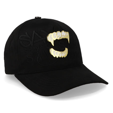 Gorra 5.7 Metal Gold Savage Fangs Premium Curve Unitalla