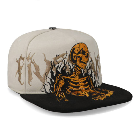 Gorra 5.7 Skull 2 Premium SNK Beige/Negro