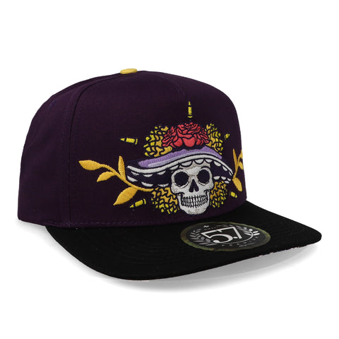 Gorra 5.7 Dia De Muertos Calavera Catrina Snk Unitalla