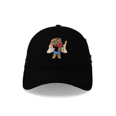 Gorra Cash Only Ricky Gold Curve Negro Unitalla