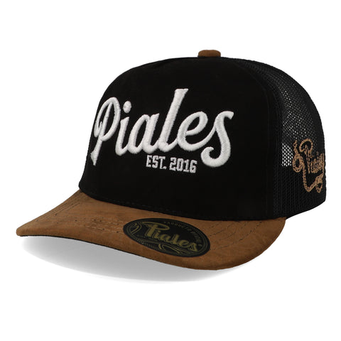 Gorra Piales Jr. Negro Para Niños