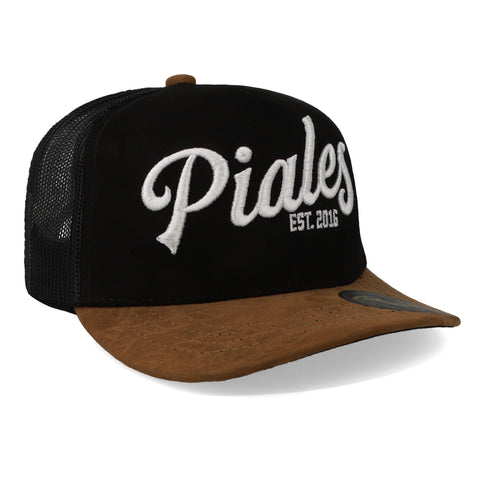 Gorra Piales Jr. Negro Para Niños