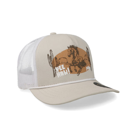 Gorra Piales Yee Haw Sku0252 Hueso Blanco Unitalla
