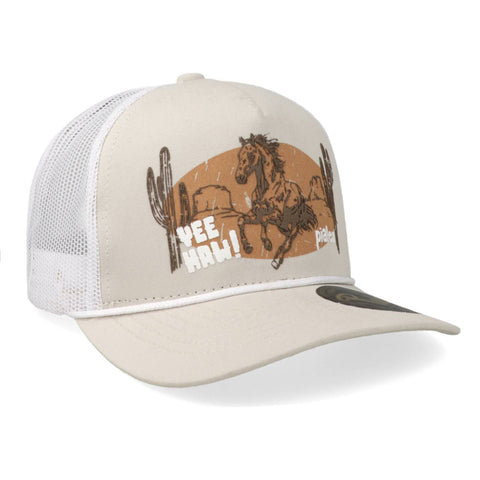 Gorra Piales Yee Haw Sku0252 Hueso Blanco Unitalla