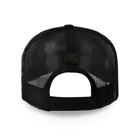 Gorra Piales Longhorn Negro Unitalla