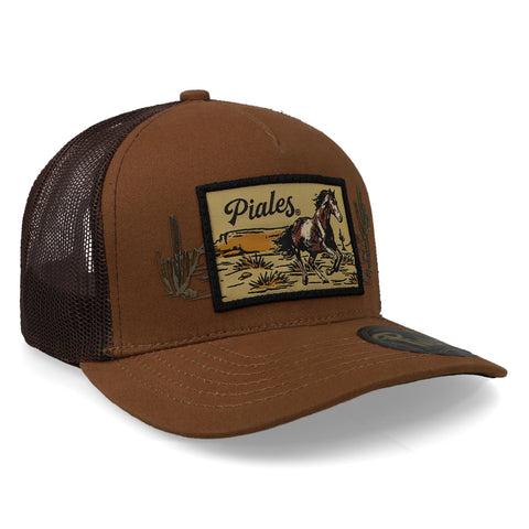 Gorra Piales Sahuaro Caballo Café Caqui Unitalla