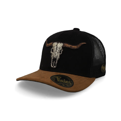 Gorra Piales Texas Negro/Caqui Unitalla