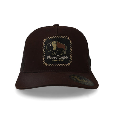 Gorra Piales Never Tamed Café Unitalla