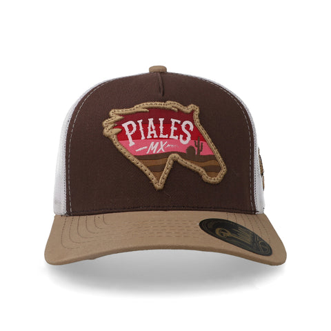 Gorra Piales Piales MX Café/Blanco Unitalla