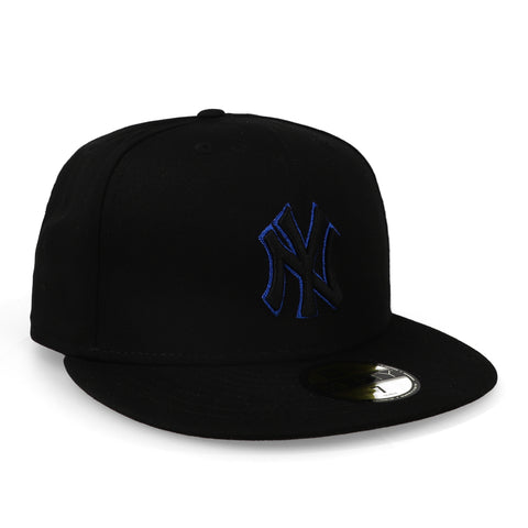 Gorra New Era 59 Fifty Metallic Outline Yankees Cerrado