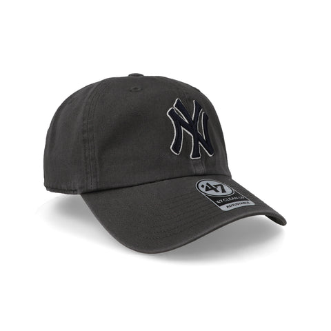 Gorra '47 MLB Yankees Clean Up Carbón Unitalla