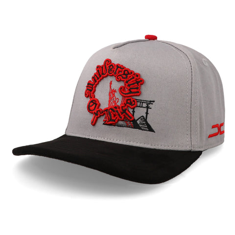 Gorra JC Hats University of Life Gris/Negro Unitalla
