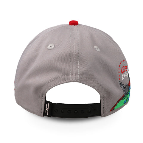 Gorra JC Hats University of Life Gris/Negro Unitalla