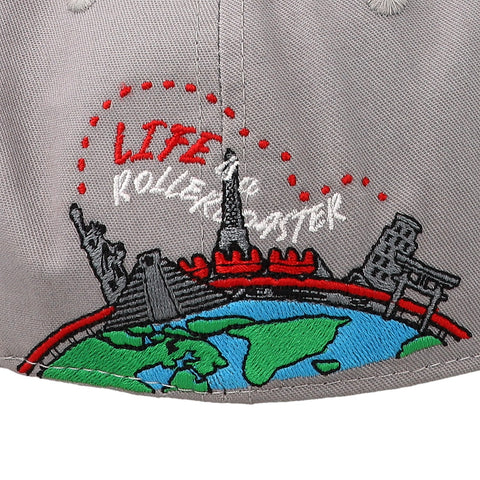 Gorra JC Hats University of Life Gris/Negro Unitalla