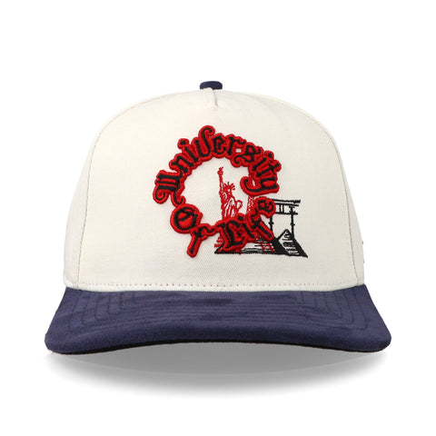 Gorra JC Hats University of Life Beige/Azul Marino Unitalla