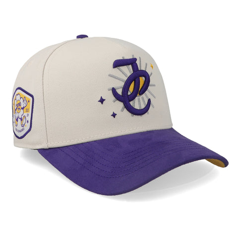Gorra JC Hats Sun Beige/Purple Unitalla