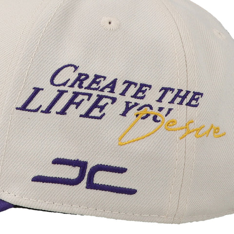 Gorra JC Hats Sun Beige/Purple Unitalla
