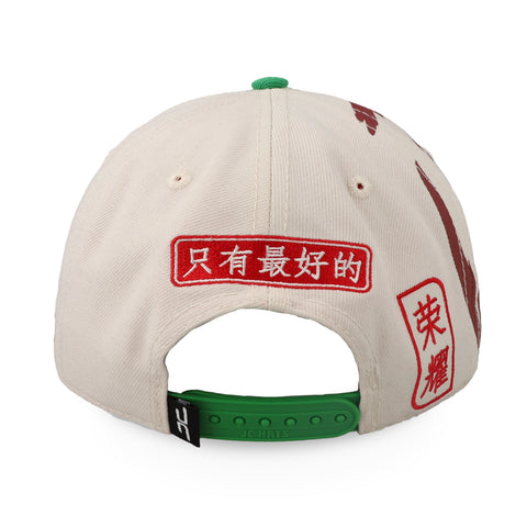 Gorra JC Hats Glory Beige/Verde Unitalla