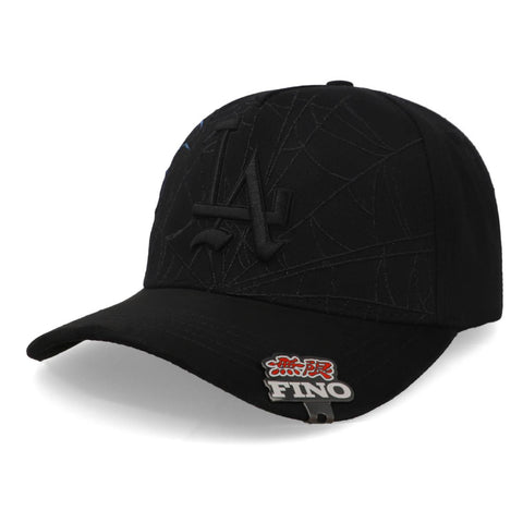 Gorra Gallo Fino LA Spider Negro Unitalla