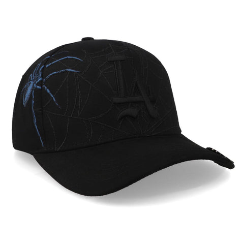 Gorra Gallo Fino LA Spider Negro Unitalla