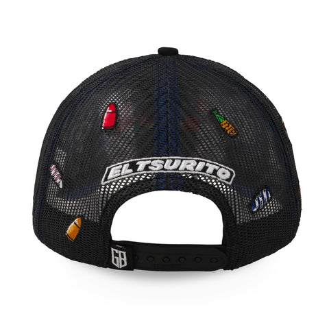 Gorra JC Hats Gabito Ballesteros Tsurito Negro/Chenille