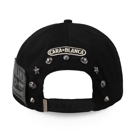 Gorra Cara Blanca Bandido Negra Unitalla